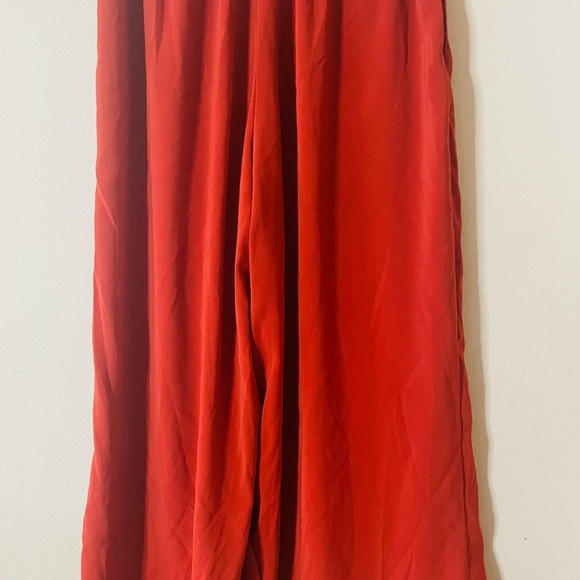 Zara Scarlet A-Line Pants with Button Detail - Picture 7 of 9